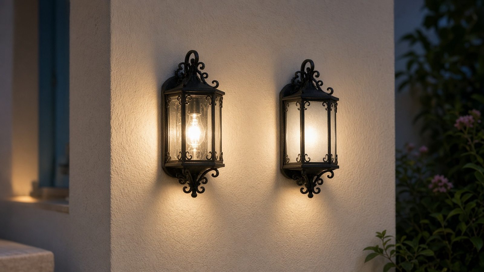 Clear or Frosted Glass for Outdoor Lanterns | Padma Lights