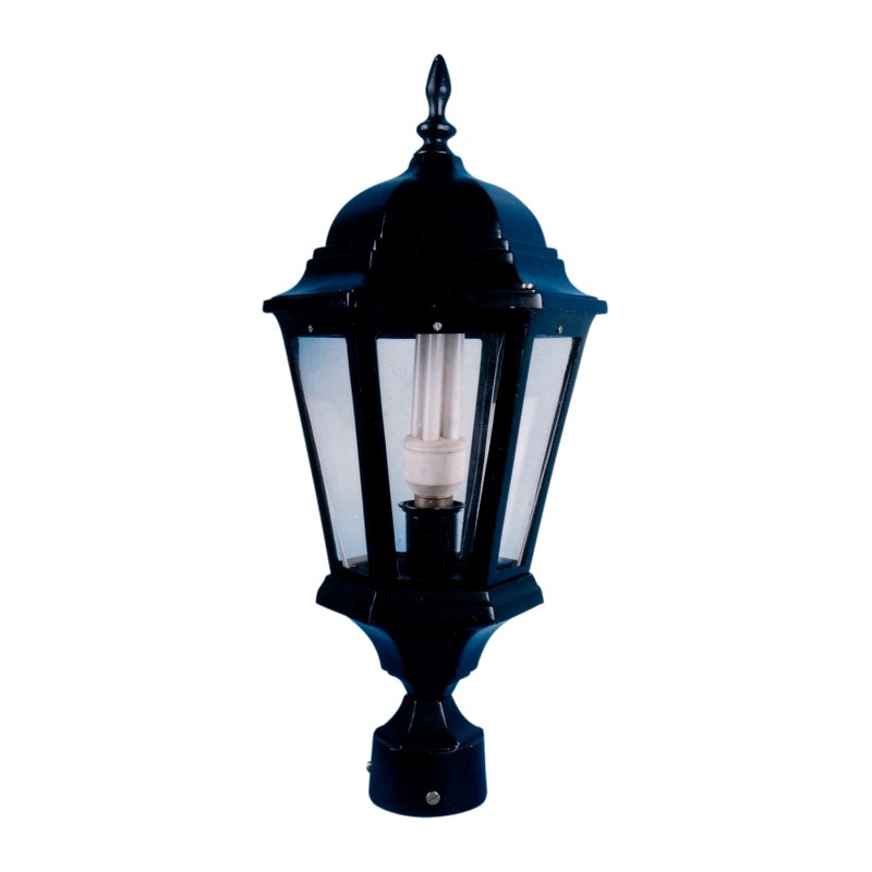 Padma Gate Light 1023 (PGL 1023) — cast-aluminium post top lanterns in Matte Black
