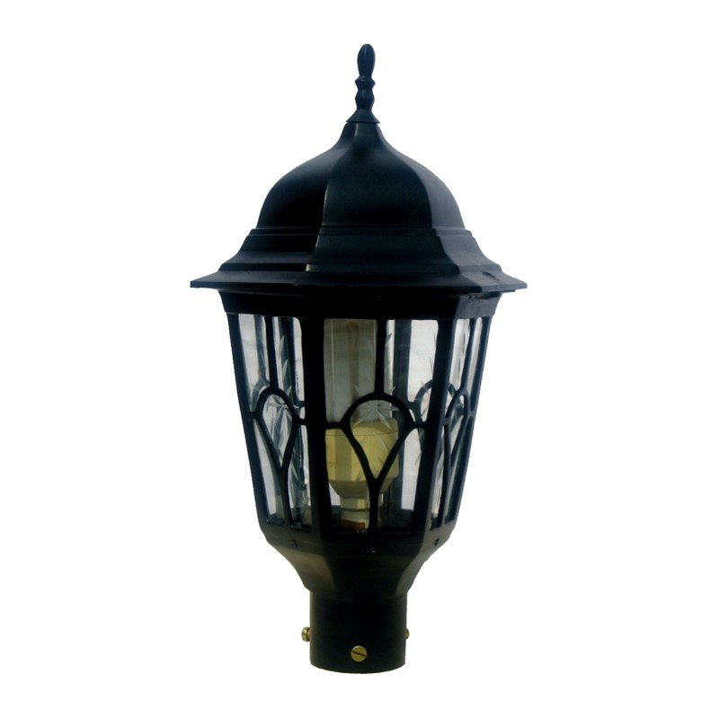 Padma Gate Light 1025 (PGL 1025) — cast-aluminium post top lanterns in Matte Black