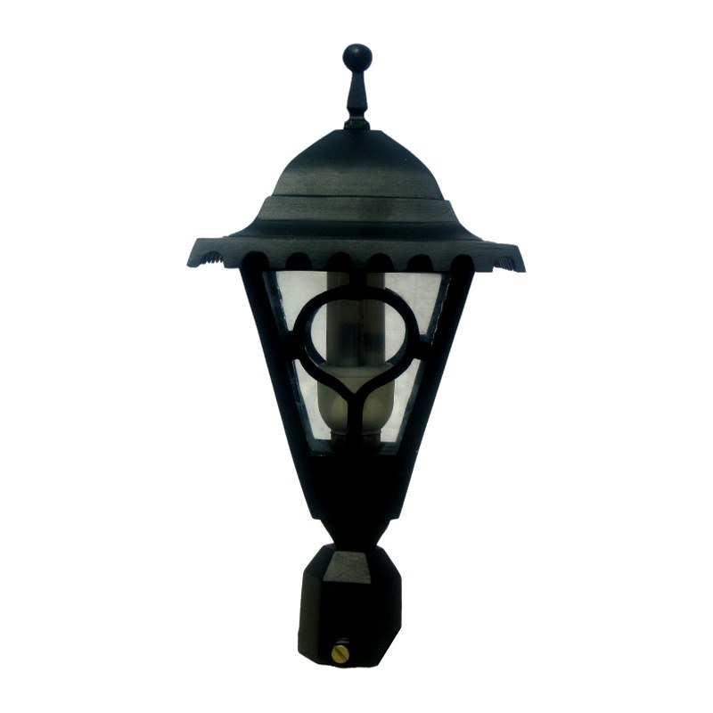 Padma Gate Light 1026 (PGL 1026) — cast-aluminium post top lanterns in Matte Black