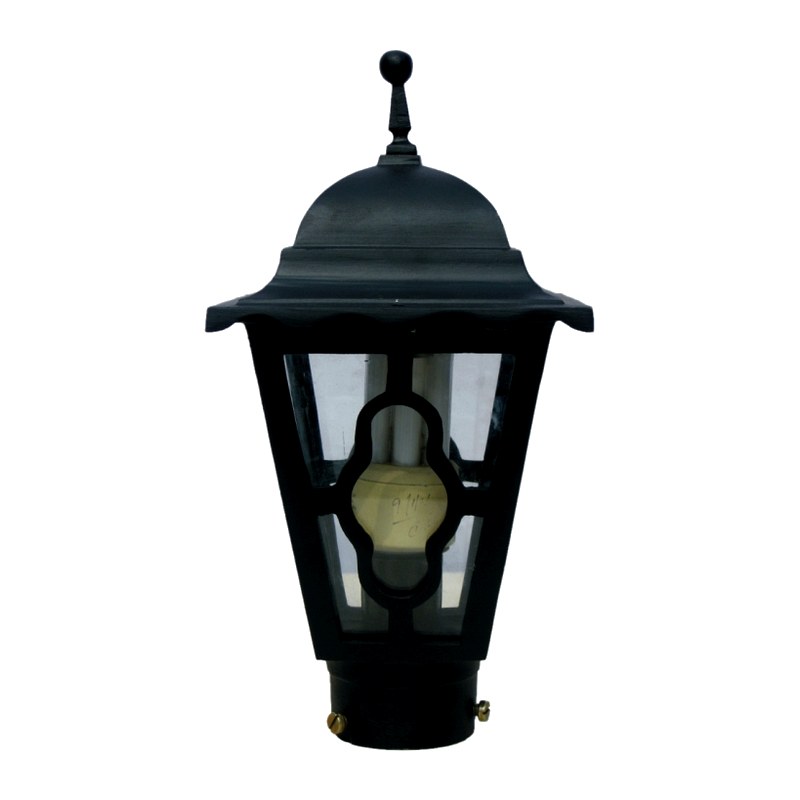 Padma Gate Light 1029 (PGL 1029) — cast-aluminium post top lanterns in Matte Black