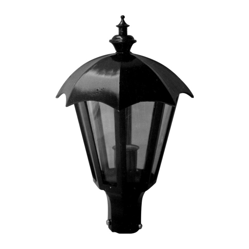 Padma Gate Light 1045 (PGL 1045) — cast-aluminium post top lanterns in Matte Black