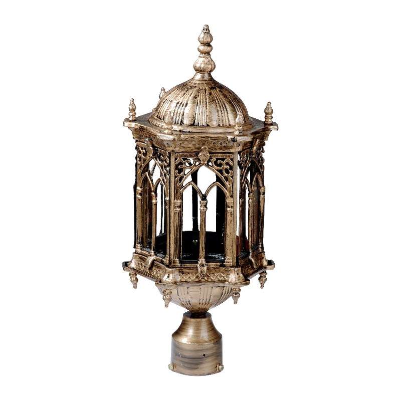 Padma Gate Light 1048 (PGL 1048) — cast-aluminium post top lanterns in Antique