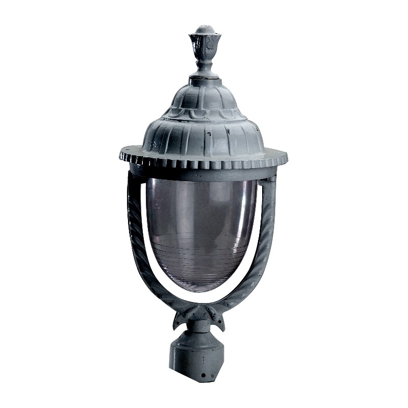Padma Gate Light 1070 (PGL 1070) — cast-aluminium post top lanterns in Raw Grey