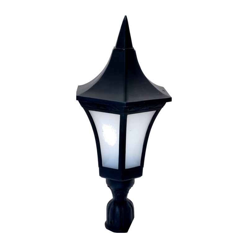 Padma Gate Light 1098 (PGL 1098) — cast-aluminium post top lanterns in Matte Black