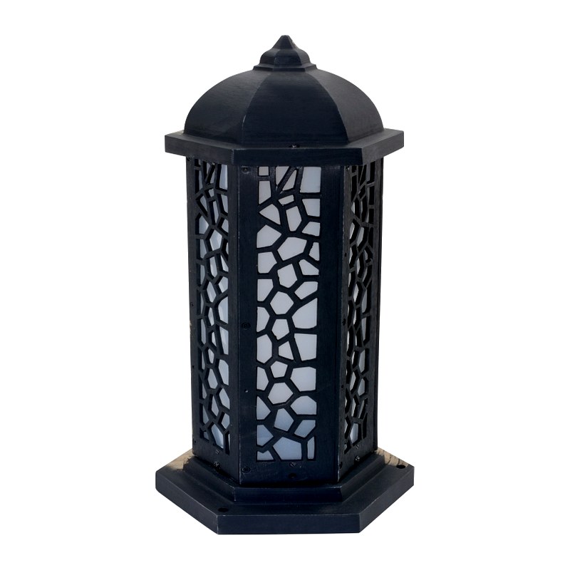 Padma Gate Light 1103 (PGL 1103) — cast-aluminium post top lanterns in Matte Black