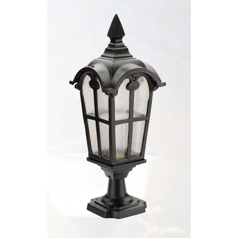 PGL 1111, cast-aluminium post-top lantern in Raw Grey
