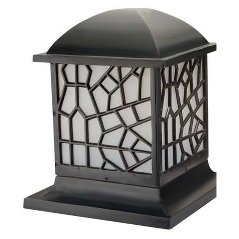 PGL 1112, cast-aluminium post-top lantern in Raw Grey