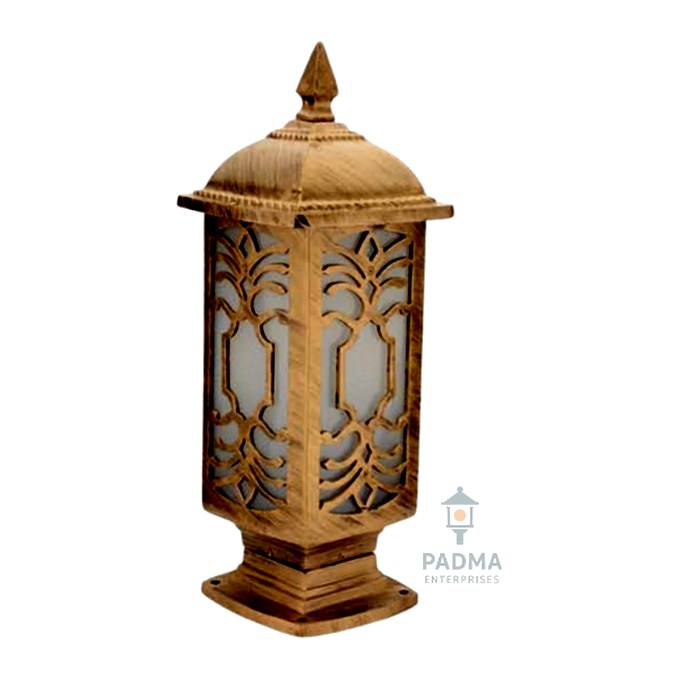 Padma Gate Light 1116 (PGL 1116) — cast-aluminium post top lanterns in Antique