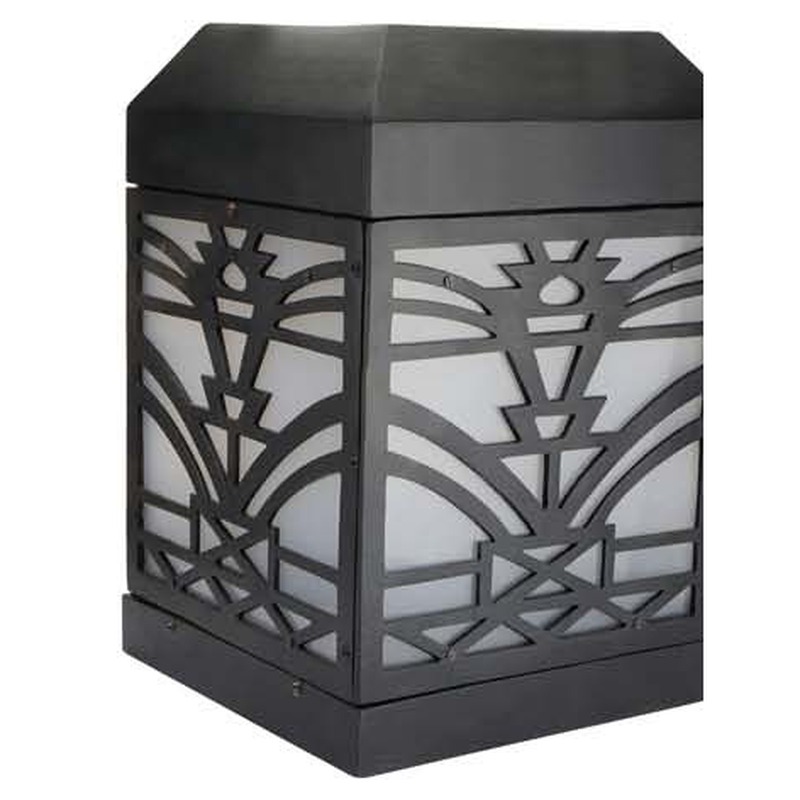 PGL 1126, cast-aluminium post-top lantern in Raw Grey