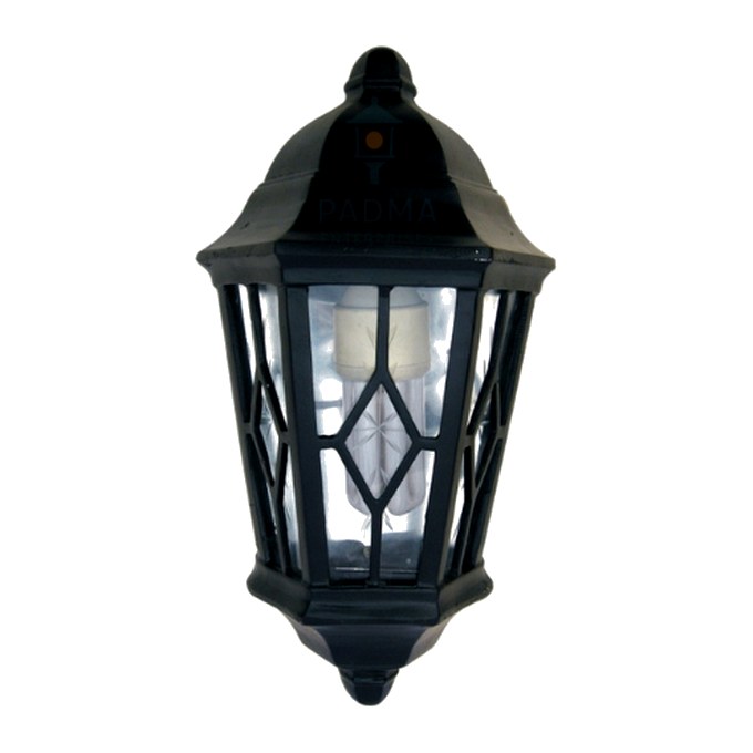 Padma Gate Light 1127 (PGL 1127) — cast-aluminium post top lanterns in Matte Black
