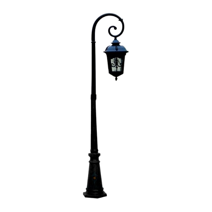 Padma Pole Light 2024 (PPL 2024) — cast-aluminium pole lanterns in Matte Black
