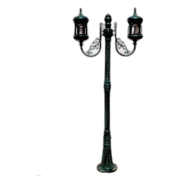 Padma Pole Light 5001A (PPL 5001A) — cast-aluminium pole lanterns in Green
