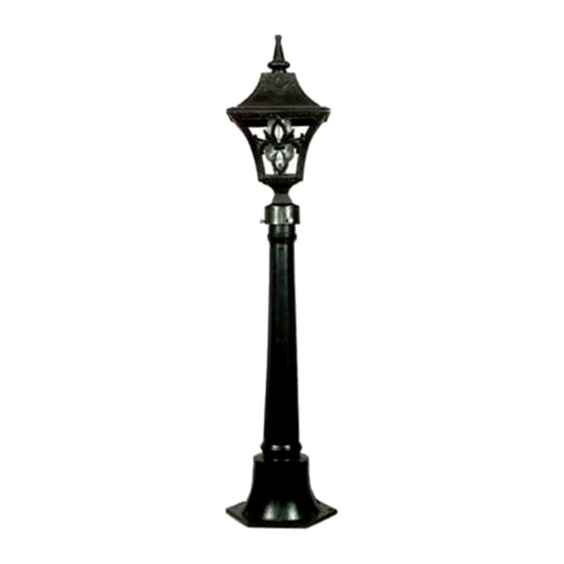 Padma Pole Light 5002C (PPL 5002C) — cast-aluminium pole lanterns in Matte Black