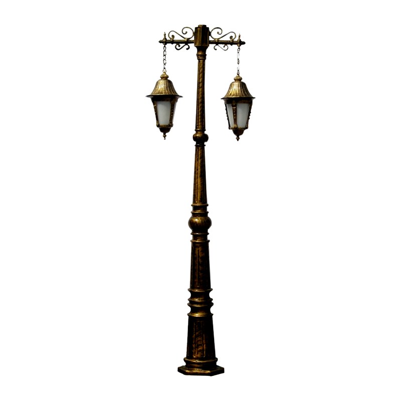 Padma Pole Light 5008 (PPL 5008) — cast-aluminium pole lanterns in Antique
