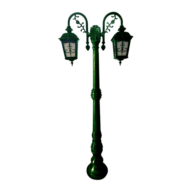 Padma Pole Light 5009 (PPL 5009) — cast-aluminium pole lanterns in Green