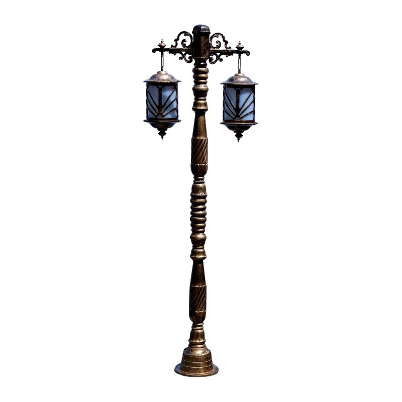 Padma Pole Light 5010B (PPL 5010B) — cast-aluminium pole lanterns in Antique