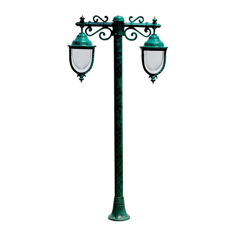 Padma Pole Light 5013 (PPL 5013) — cast-aluminium pole lanterns in Green