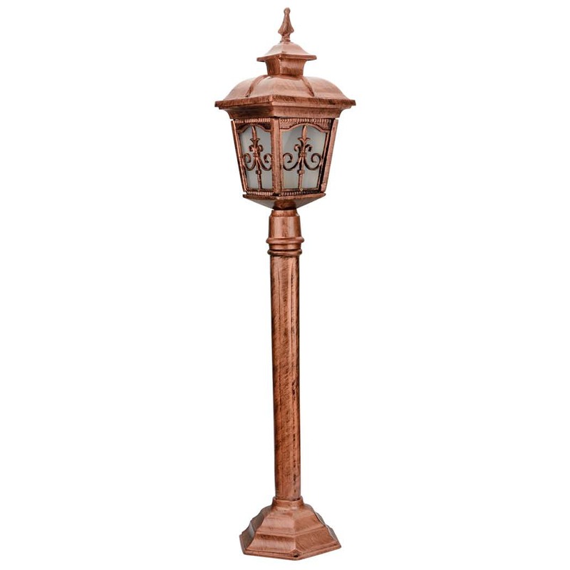 PPL 5028, cast-aluminium pole lantern in Raw Grey