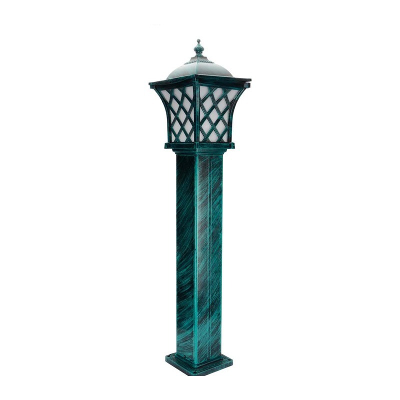 PPL 5034A, cast-aluminium pole lantern in Raw Grey