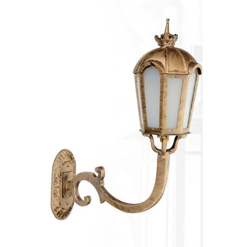 PWL 2561, cast-aluminium wall light in Antique